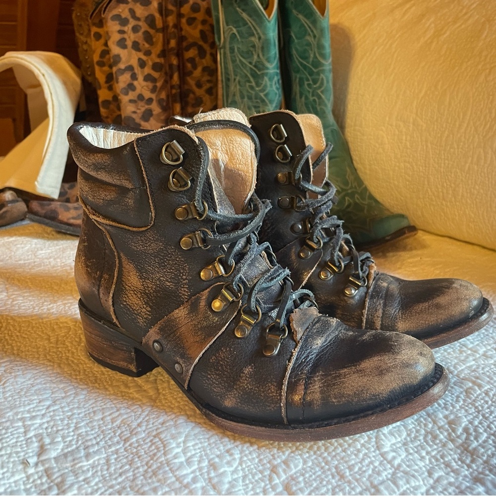 Freebird by Steven Brown Lace Up Boots